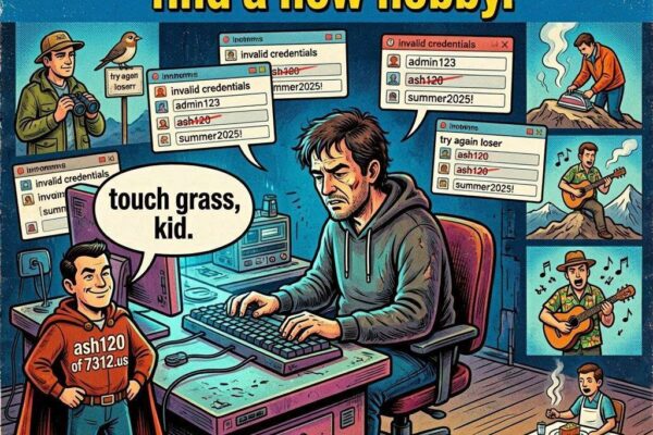 brute force password attacks