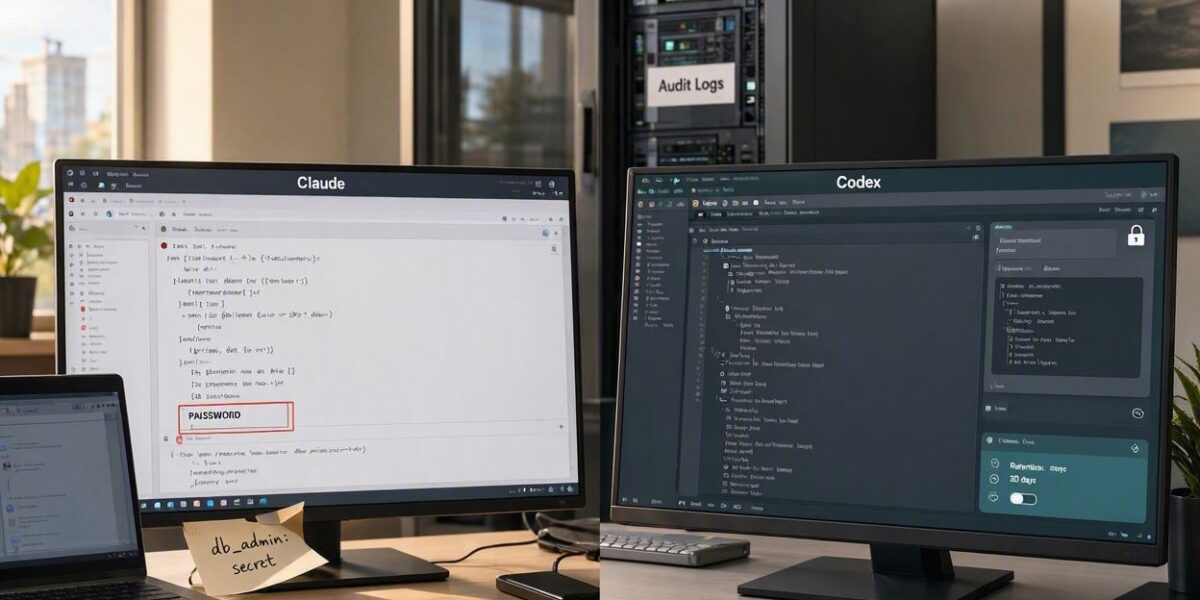 comparing claude vs, codex for agentic security
