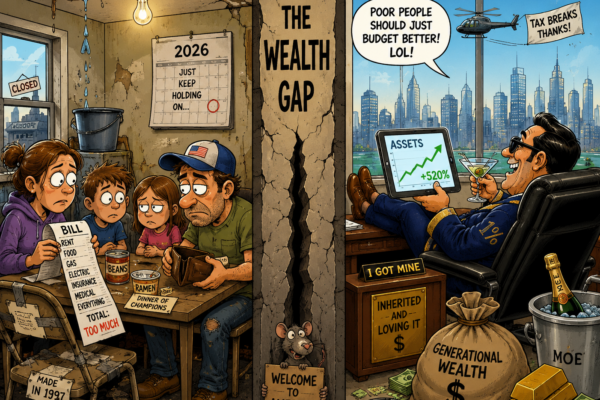 cartoon of wealth inequality