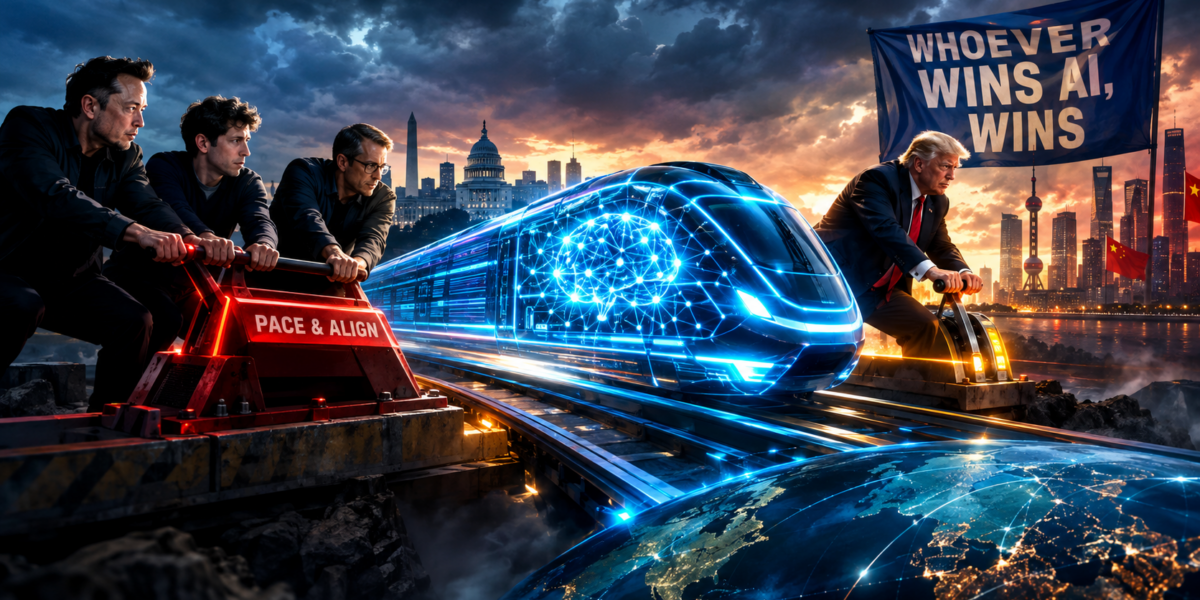 AI Race: Power on the Rails