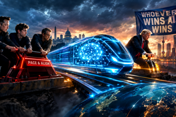 AI Race: Power on the Rails