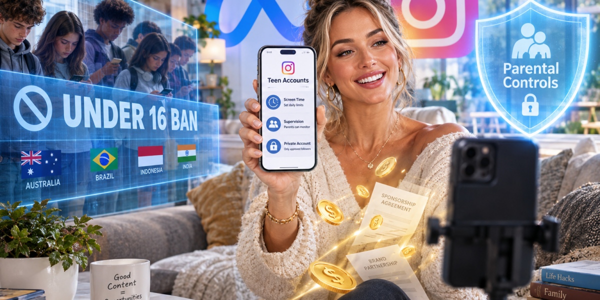 Meta uses influencers to avoid ban for less than 16