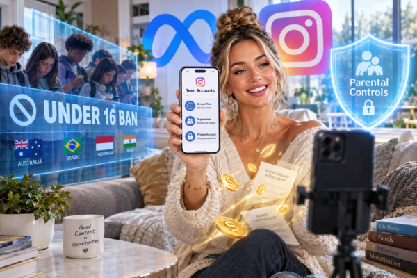 Meta uses influencers to avoid ban for less than 16