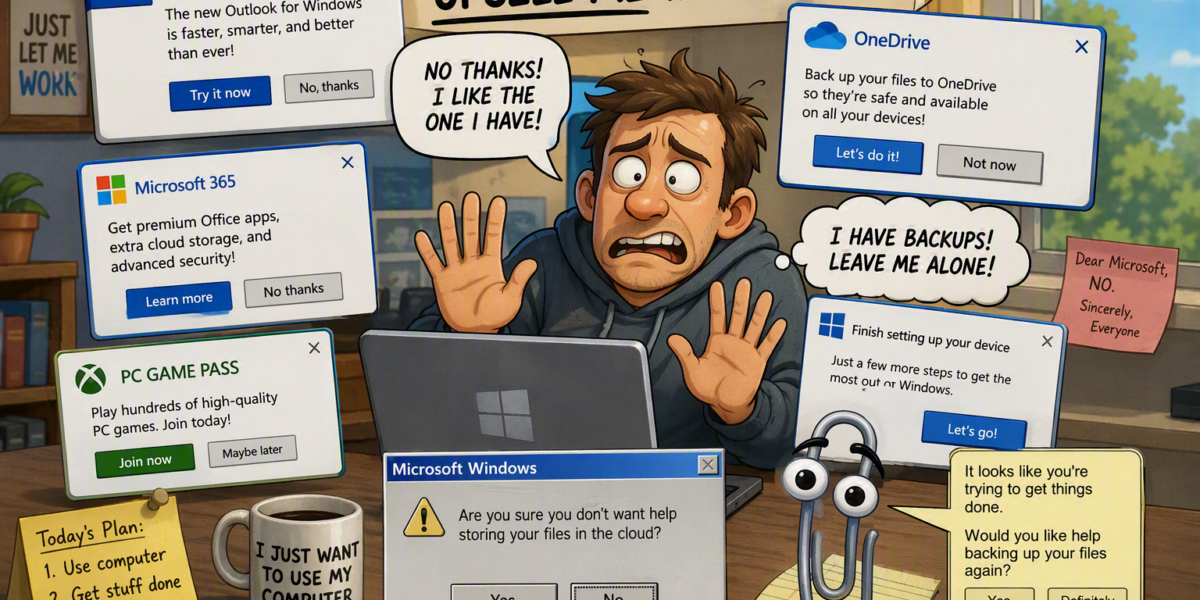 windows 11 upsell