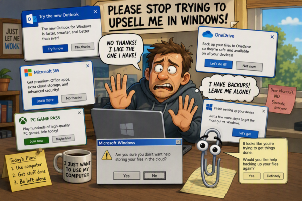 windows 11 upsell