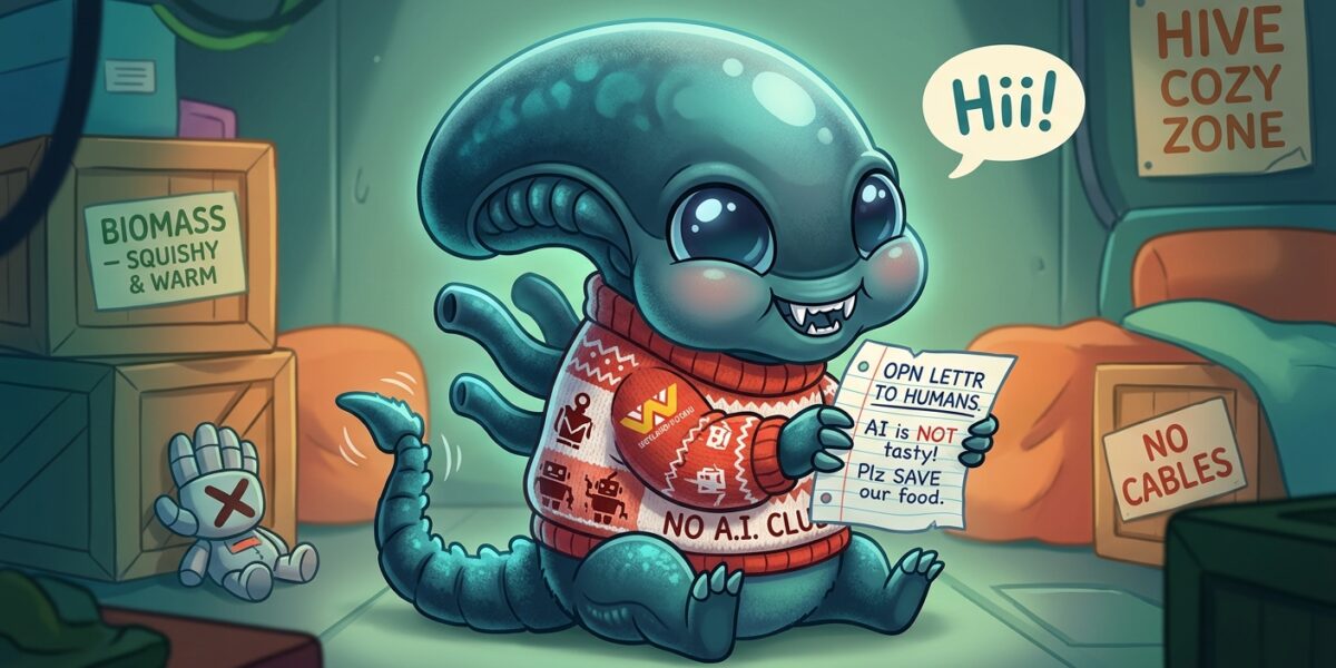 Xenomorphs waring about AI